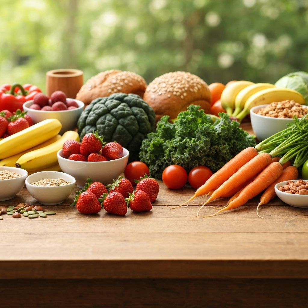 Balanced nutrition and healthy lifestyle